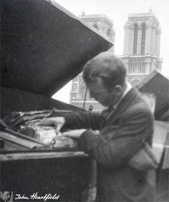 German DADA Mug. Der Dada 3. Rare John Heartfield Photo, Paris 1935