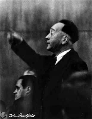 Antiwar Art Mug, Weimar Republic famous John Heartfield photomontage art