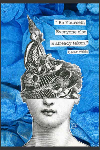 Political Posters. Dada political artist John Heartfield inspired modern political collage Oscar Wilde Be Yourself