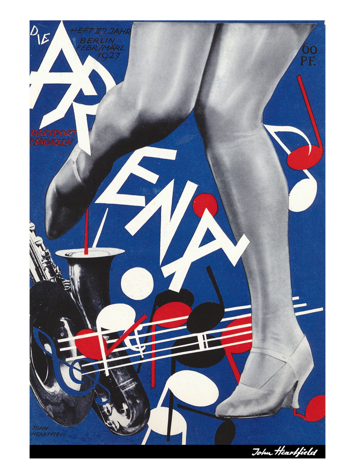 John Heartfield Weimar Republic graphic design ARENA magazine