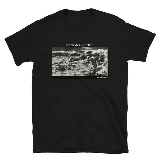 weather disaster t-shirt. john heartfield photomontage Nach der Sintflut
