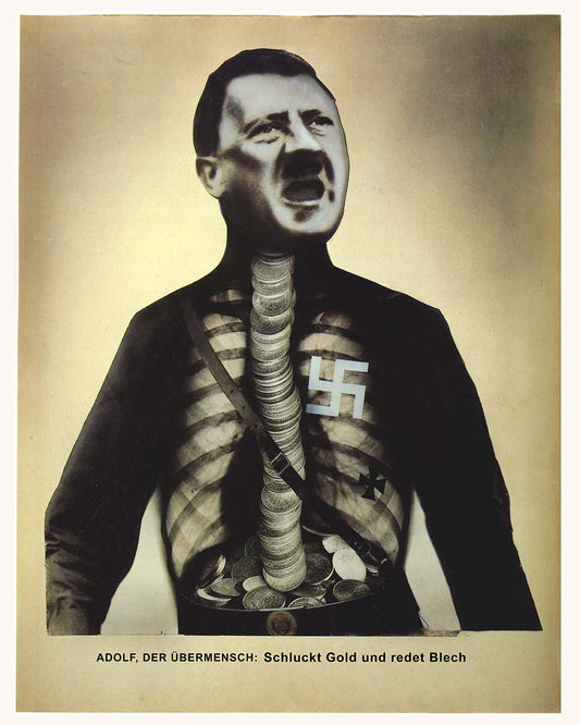 Buy Famous Antifascist Poster Shop. Buy John Heartfield "Adolf Hitler Portraitl" - Fascism explained in a political masterpiece.