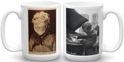 Heartfield In Paris Mug - famous political art mug
