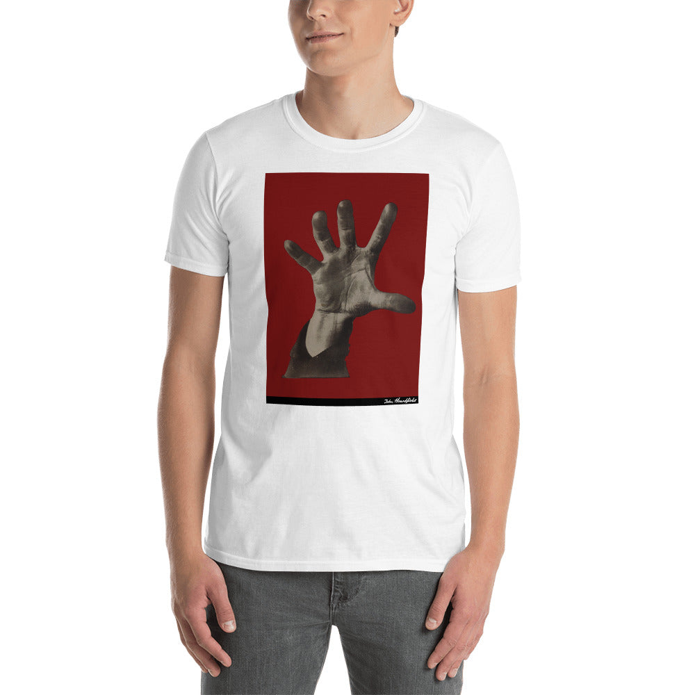 Famous anti-fascist art t-shirt. John Heartfield collage
