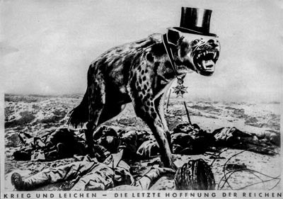 Famous Antiwar Poster War Corpses (Krieg Leichen). John Heartfield Dada political artist 