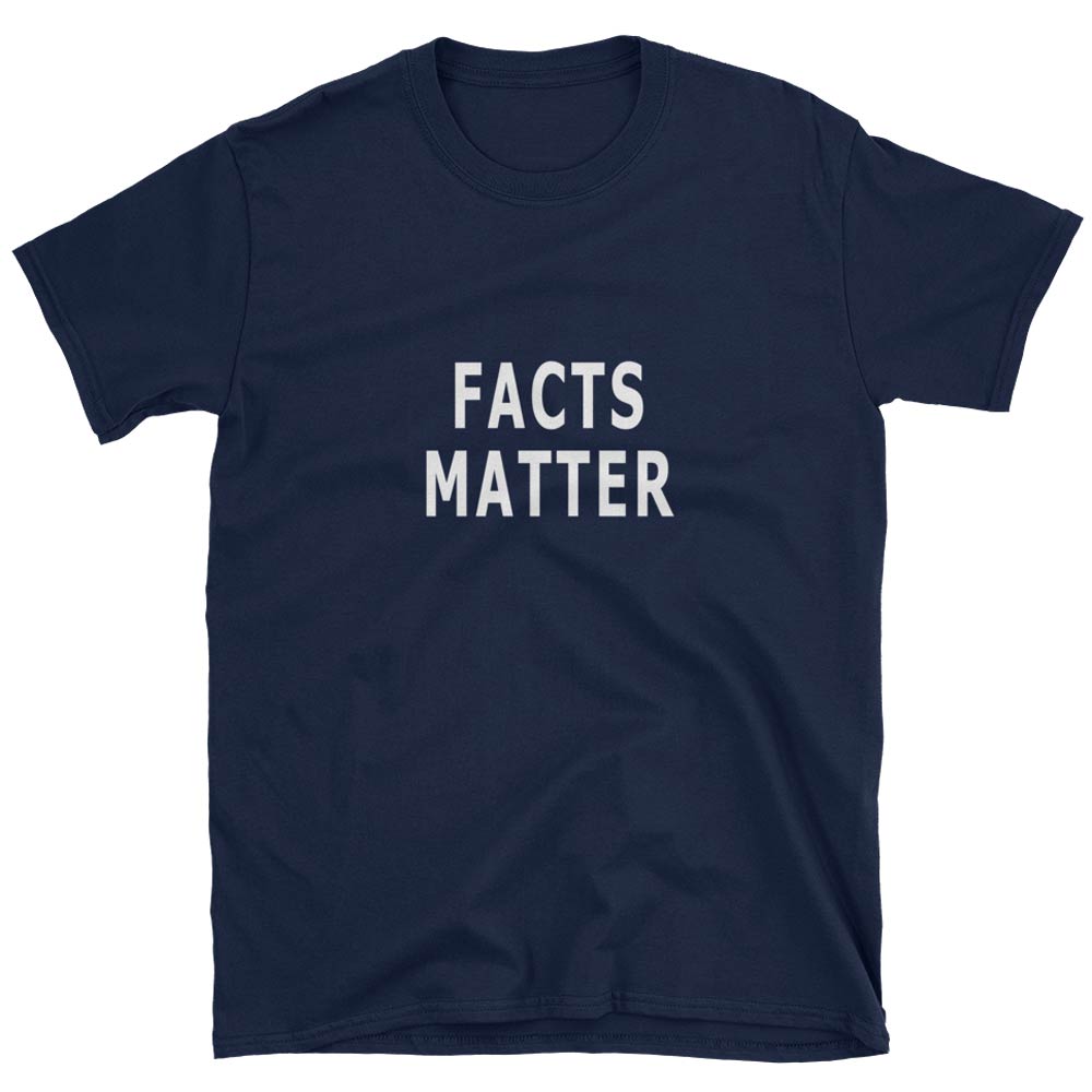 Facts Matter T-Shirt. Heartfield Exhibition Shop One Hand Art “Facts Matter” Tshirt