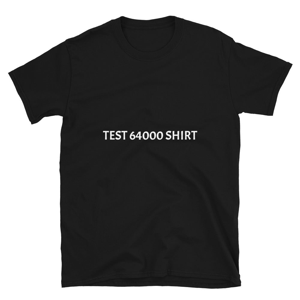 Unisex T-Shirt Test Short-Sleeve