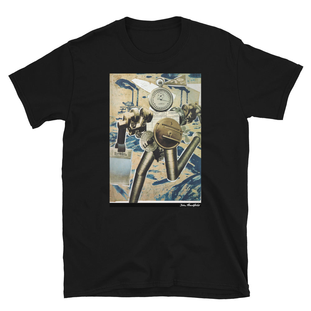 John Heartfield Robot T-shirt. Rationalization is on the March!