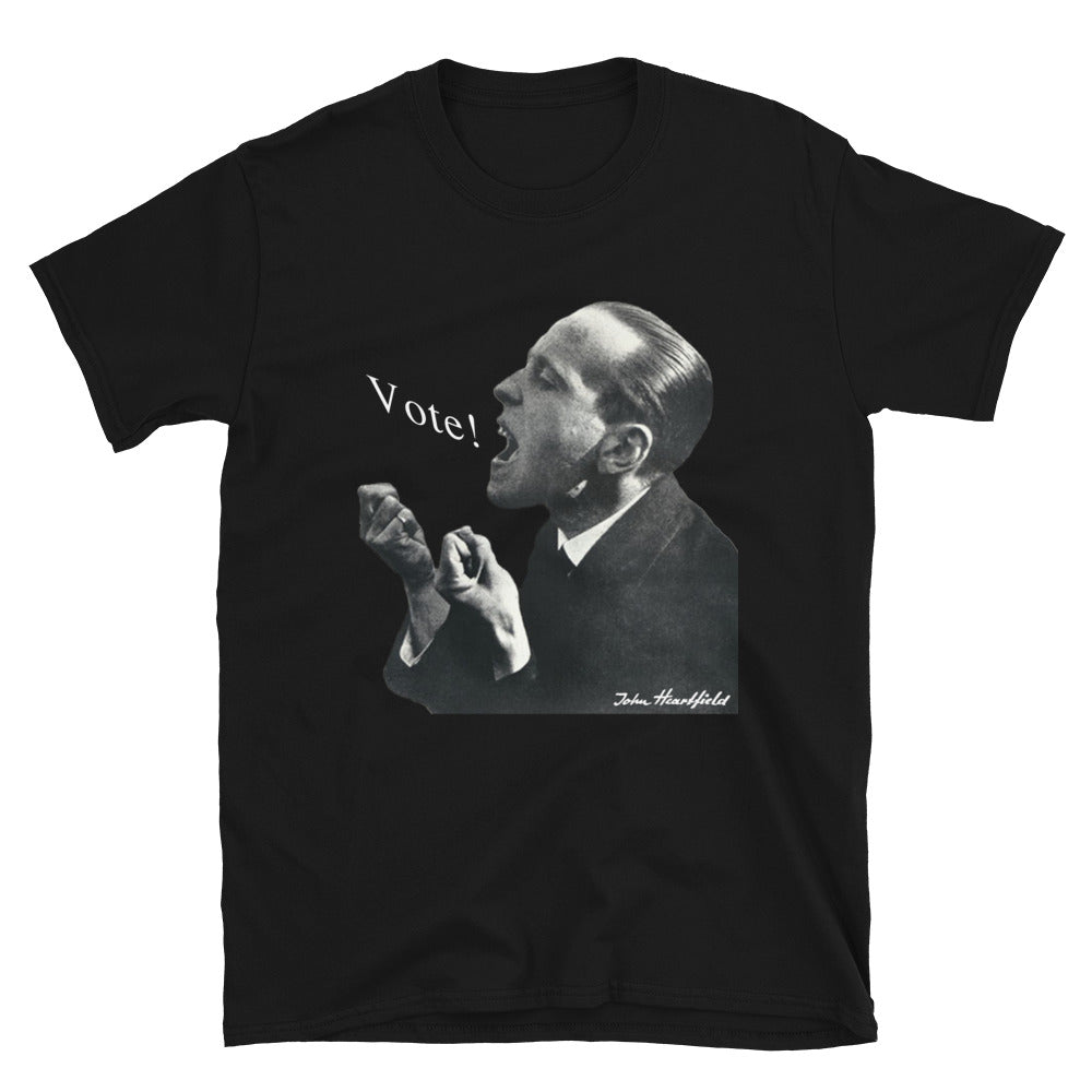 Vote Shirt. Famous antifascist artist john heartfield portrait.