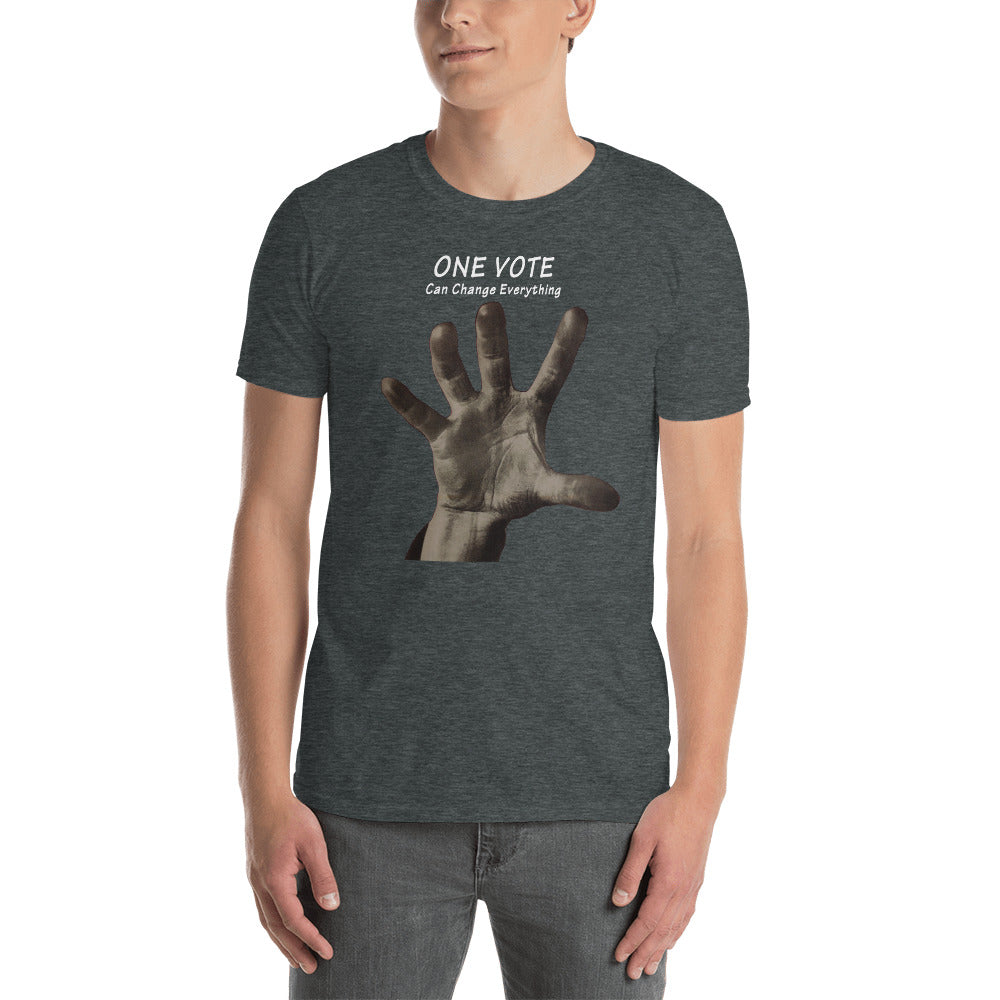 antifastist t-shirt. famous antifascist voter image. john heartfield 5 fingers has the hand